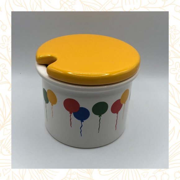 Wächtersbach Vintage Porcelain Balloon Sugar, Mustard or Jam Pot with Lid - Picture 1 of 7